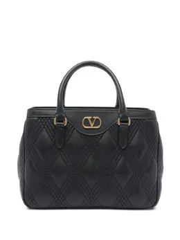 Сумка из стеганой кожи VLogo Valentino Garavani, черный 31123532 | черный