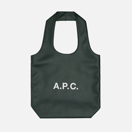 Сумка A.P.C. Ninon Small Tote, цвет зелёный puabo-m61861-kaf-4948586