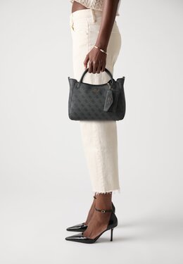 Сумка BRENTON GIRLFRIEND SATCHEL Guess, темно-серый gu151h7yq-c11 | coal