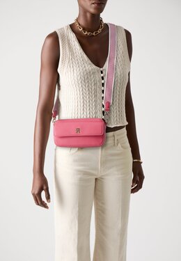 Сумка через плечо DISTINCT CAMERA BAG Tommy Hilfiger, светло-красный to151h1wi-g11 | washed cherry