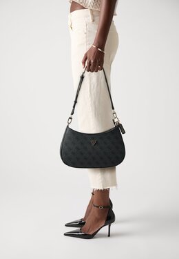 Сумка NOELLE II TOP ZIP SHOULDER BAG Guess, темно-серый gu151h7x4-c11 | coal