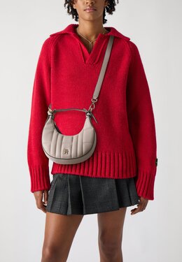 Сумка FEMININE MOON Tommy Hilfiger, серо-коричневый to151h1wz-b11 | coastal taupe
