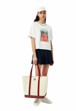 Сумка-тоут CABAS ROLAND GARROS Lacoste, бежевый la251h0nb-b11 | beige