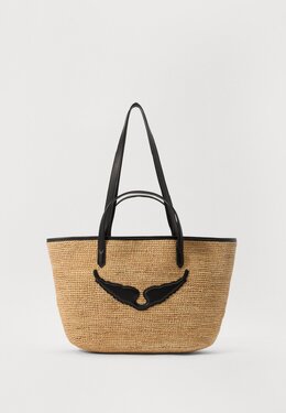 Сумка-тоут LE WINGS PANIER Zadig & Voltaire, бежевый z2151h0b6-q11 | noir