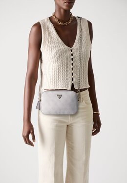 Сумка через плечо NOELLE CROSSBODY CAMERA Guess, белый gu151h7xi-a11 | white