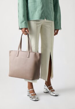 Сумка-тоут LOGOTAPE TOTE Tommy Hilfiger, серо-коричневый to151h1wf-b11 | coastal taupe