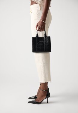 Сумка CRINKLE SQUARE TOTE Karl Lagerfeld, бежевый k4851h1pz-b11 | black