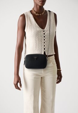 Сумка через плечо NOELLE II CROSSBODY CAMERA Guess, черный gu151h7xt-q11 | black
