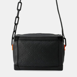 Louis Vuitton Soft Trunk Monogram Noir Taurillon Leather Crossbody Bag 1179767