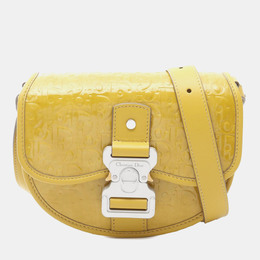 Christian Dior Yellow Mini Oblique Patent Gallop Crossbody Bag 1183362