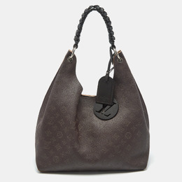 Louis Vuitton Brown Monogram Mahina Leather Carmel Bag 1179348