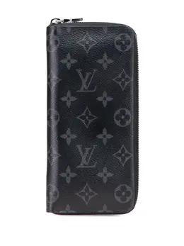 Louis Vuitton 2021-2025 Monogram Eclipse Vertical Zippy Wallet long wallets 31247035
