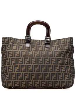 Fendi 2000-2010 Large Zucca Canvas Twins tote bag 31219875