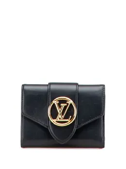 Louis Vuitton 2021-2025 Smooth Calfskin LV Pont 9 Compact Wallet small wallets 31219792