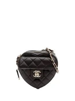 Chanel 2021 Mini Lambskin CC in Love Heart crossbody bag 31225132