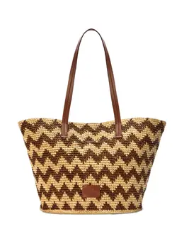 Missoni zig-zag straw tote bag 26960264