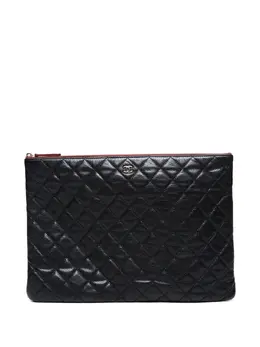 Chanel 2014 quilted clutch bag 31176907
