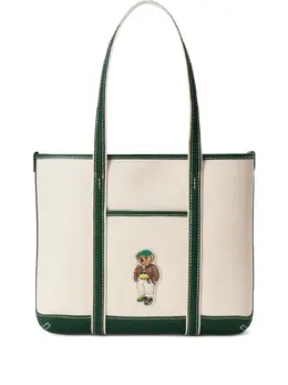 Polo Ralph Lauren medium embroidered-logo tote bag 30713168