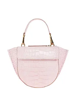 Мини-сумка-шоппер Hortensia с эффектом крокодила Wandler, розовый 31022077 | розовый