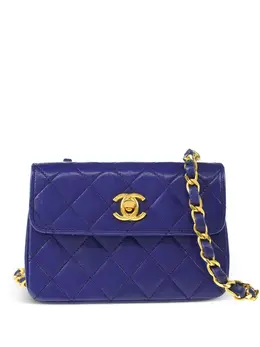 Chanel 1985-1990 diamond-quilting shoulder bag 31139945