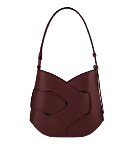 Polene Сумка через плечо Nodde Hobo Edition Cerise Noire Lisse 4363425 | cerise noire lisse