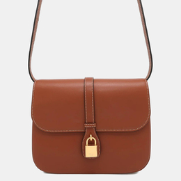 Celine Taboo Medium Brown Calf Leather Shoulder Bag 1183060
