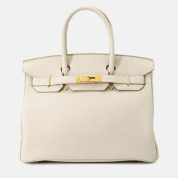 Hermes Birkin 30 Beton Togo Leather Tote Bag 1182998