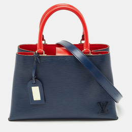 Louis Vuitton Saphir/Red Epi Leather Kleber PM Bag 1182239