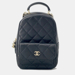 Chanel Matelasse Mini Black Caviar Leather Shoulder Backpack 1183081