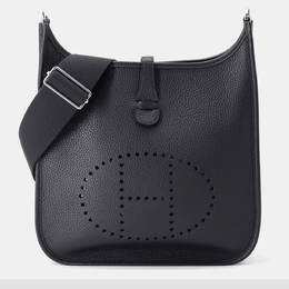 Hermes Evelyne PM Caban Taurillon Clemence Crossbody Bag 1183024