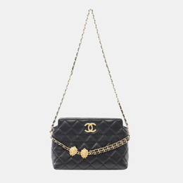 Chanel Black Quilted Lambskin Leo Shoulder Bag 1183844