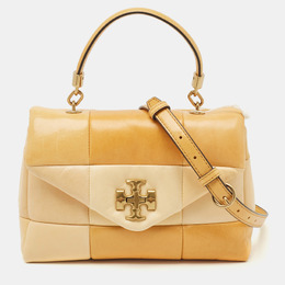 Tory Burch Multicolor Leather Small Patchwork Kira Top Handle Bag 1182317