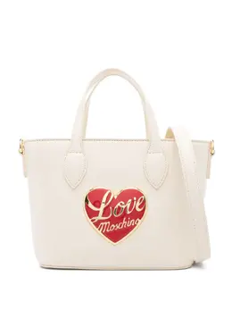 Love Moschino heart-plaque tote bag 31032591