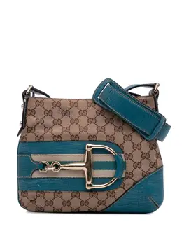 Gucci 2000-2015 GG Canvas Hasler Web crossbody bag 31266366