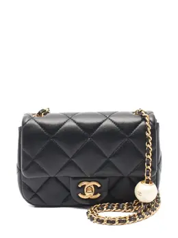 Chanel 2021 mini matelassé crossbody bag 31178554