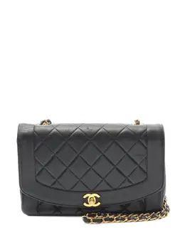 Chanel 1991-1994 matelassé Diana flap shoulder bag 31179986