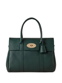 Сумка-шоппер Bayswater из зернистой кожи Mulberry, зеленый 31172255 | зеленый