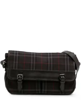 Burberry 2000-2017 Smoke Check Nylon Messenger Bag crossbody bag 31263285