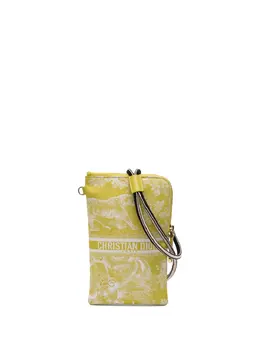 Christian Dior 2021 Technical Fabric Embroidered Toile De Jouy DiorTravel Multifunction Pouch crossbody bag 31266553