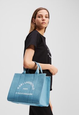 Сумка SQUARE MEDIUM TOTE Karl Lagerfeld, мультиколор k4854h06g-t11 | multicolur