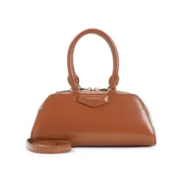 Givenchy-Caramel Brown Calf Leather Antigona East West Mini Bag-Donna 52245287043412