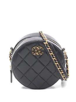 Chanel 2019 matelasse round bag 31179818