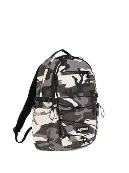 Supreme logo-patch "Snow Camo" backpack 31236076