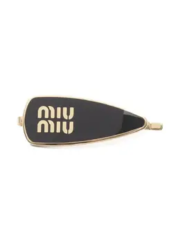 Miu Miu 2020s logo-print hair clip 31179967