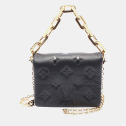 Louis Vuitton Black Monogram Embossed Puffy Lambskin Coussin Belt Bag 1185213
