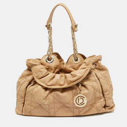 Christian Dior Beige Cannage Leather Le Trente Shoulder Bag 1184983