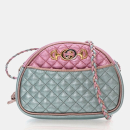 Gucci Trapuntata Mini Multicolor Metallic Calfskin Crossbody Bag 1184594