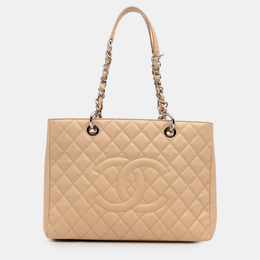 Chanel Brown Caviar Grand Shopping Tote 1183812