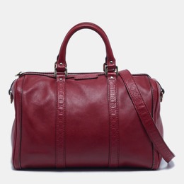 Gucci Red Leather Medium Boston Bag 1182563