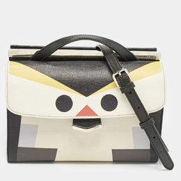 Fendi Multicolor Leather Mini Monster Demi Jour Top Handle Bag 1152778
